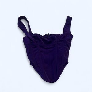 House of cb purple corset top